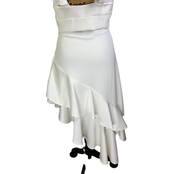 LEA & VIOLA White Ruffle 2-Piece Dress Set - Picture 10 of 15